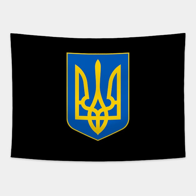 Coat of arms of the Ukraine Tapestry by Webdango