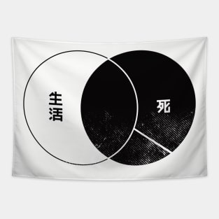 Life and Death Kanji Tapestry