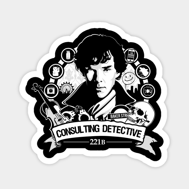 Consulting Detective Magnet by TomTrager