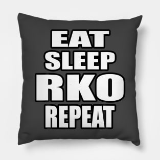 Eat Sleep RKO Repeat Trending Pillow