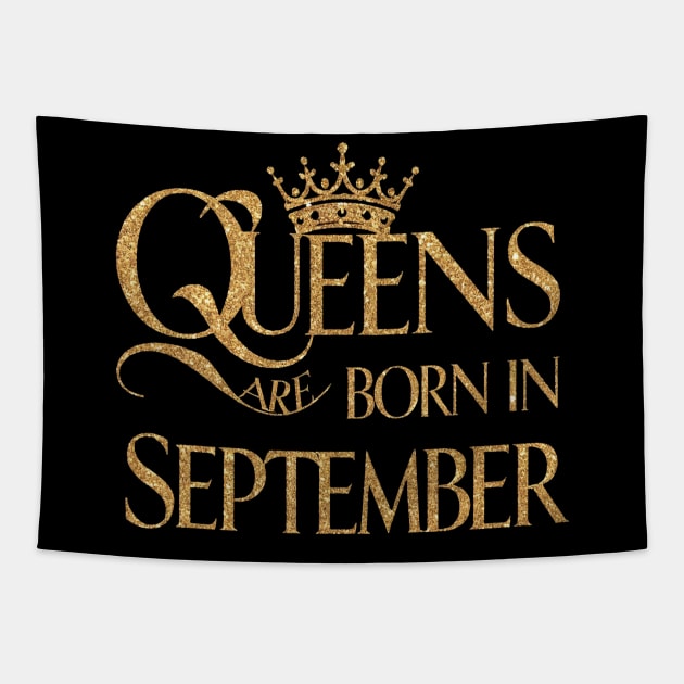 Queen Are Born In September Tapestry by mattiet