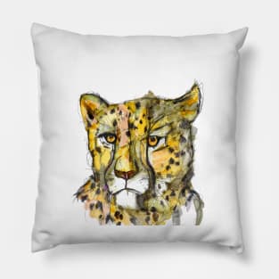 Cheetah in colour. Pillow