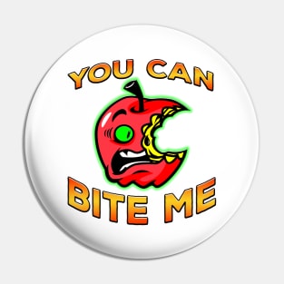 You Can Bite Me Apple Orange Pin