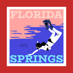 A Diver Enjoying Florida Springs T-Shirt