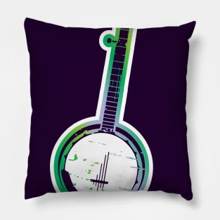 Tie Dye Banjo Pillow