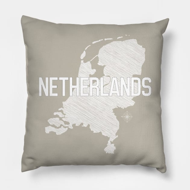 Country Wall Decor Netherlands Black and White Art Canvas Poster Prints Modern Style Painting Picture for Living Room Cafe Decor World Map Pillow by Wall Decor