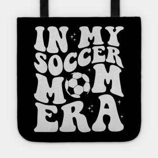 Retro Senior Soccer Mom Life Football In My Soccer Mom Era Tote