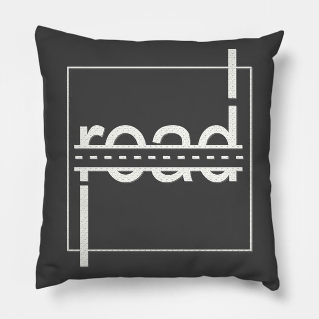 road street way Pillow by Mapunalajim