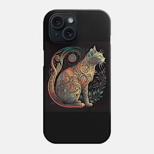 Feline Nouveau 3 Phone Case