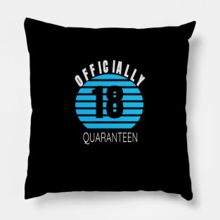 Officially 18Quaranteen Pillow