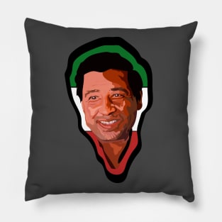 Cesar Chavez Mexico Outline Pillow