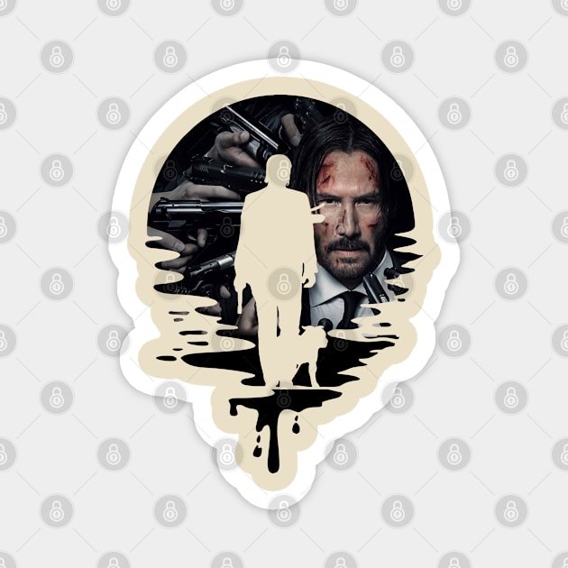 John Wick Strength Magnet by Litaru