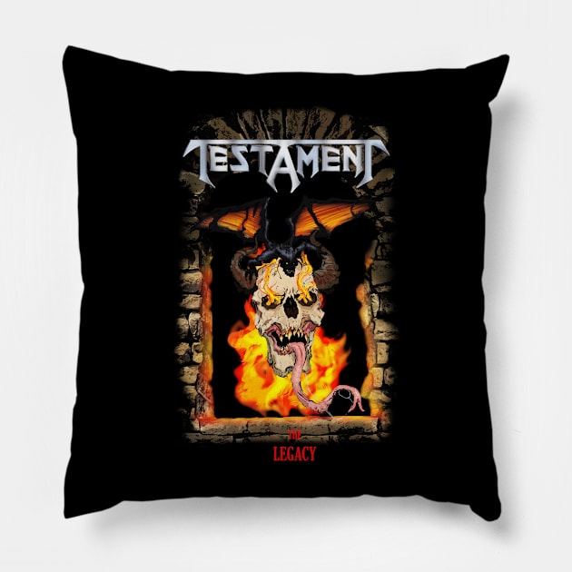 TESTAMENT VTG Pillow by  stickercastle