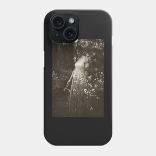 Flower Child, Black and White Phone Case