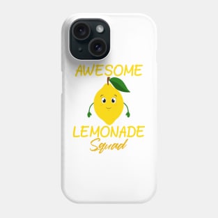 Awesome lemonade squad Phone Case