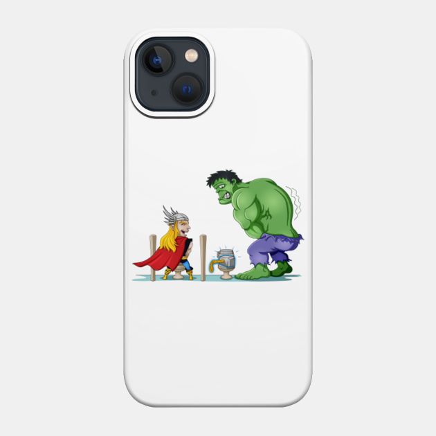 A God S Prank Marvel Phone Case Teepublic