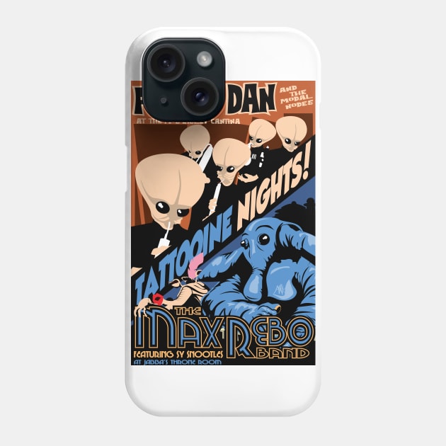 Figrin D'an Cantina Band Phone Case by CuddleswithCatsArt