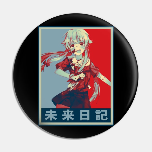 Mirai Nikki Diary Of The Future Pin by A Cyborg Fairy