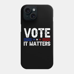 Vote it matters Phone Case