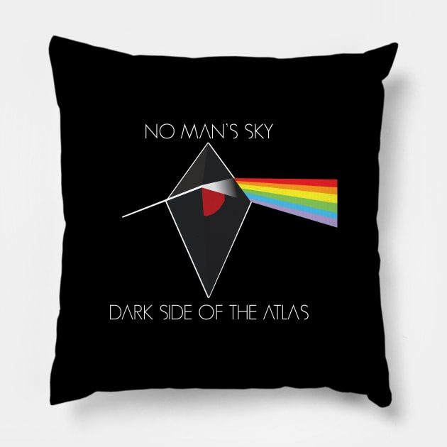 No Man's Sky - Dark Side of the Atlas Pillow by dmac