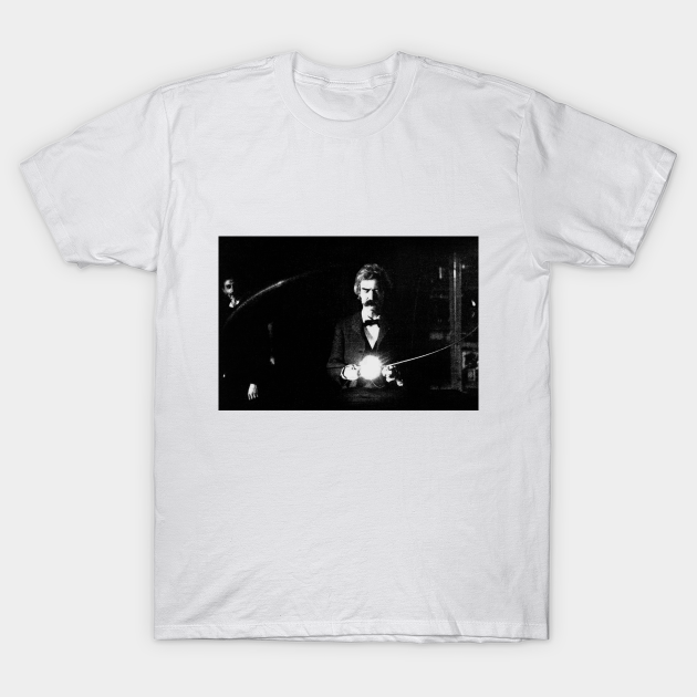 Mark Twain and Nikola Tesla - Nikola Tesla - T-Shirt