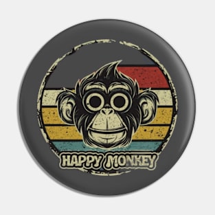 Happy Monkey Pin