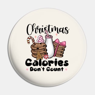 Christmas Calories Don't Count Pin