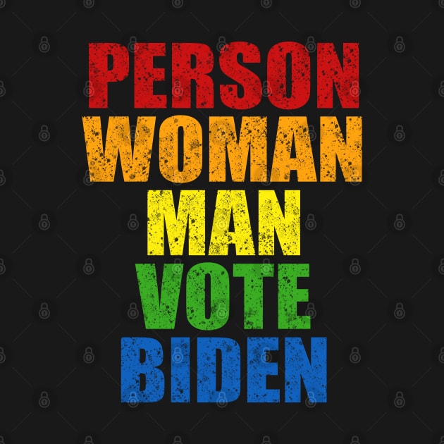 Person Woman Man Vote Biden by JustCreativity