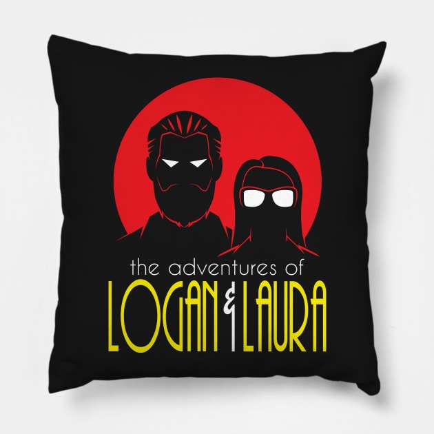 Adventures of Logan & Laura Pillow by JEDI_DJ