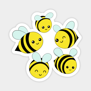 Chibi Bees Magnet