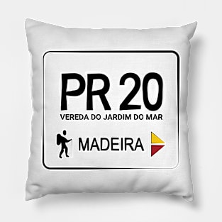 Madeira Island PR20 VEREDA DO JARDIM DO MAR logo Pillow