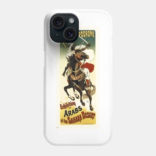 Olympia Paris Hippodrome Arabs of the Sahara Desert by Jules Cheret Phone Case