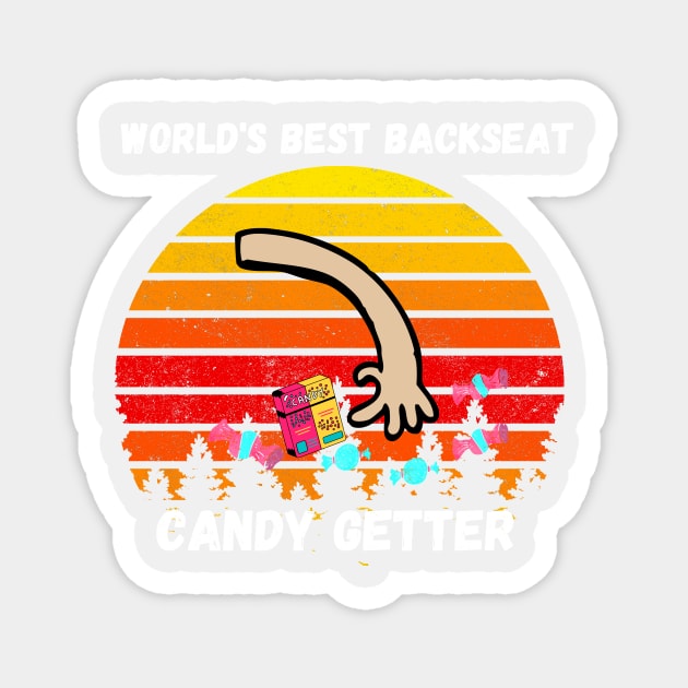 Best Dad in the World aka Backseat Candy Getter Magnet by Bubbly Tea