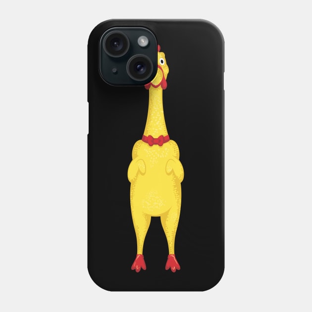 Rubber Chicken Toy Phone Case by supermara