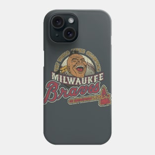 Milwaukee Braves World Champions 1957 Phone Case