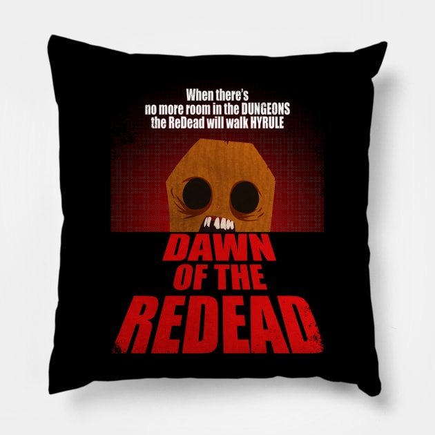 Dawn of the ReDead Pillow by blairjcampbell