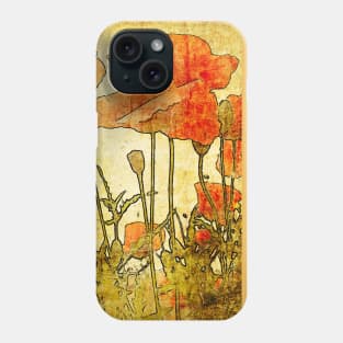 Bright poppy Phone Case