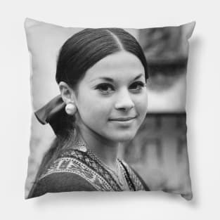 Portrait of an Indigenous Woman Peru Pillow