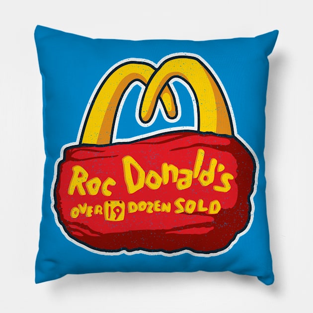 Fast Food Rocks! Pillow by Daletheskater