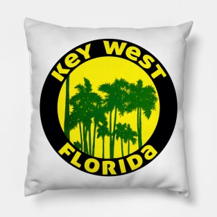 Key West Florida Keys Beach Ocean Travel Pillow