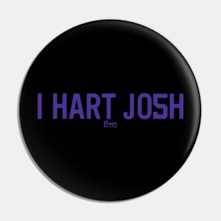 I H(e)art Josh (Purple) Pin