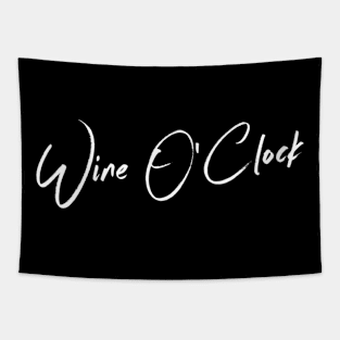 Wine O'Clock Tapestry