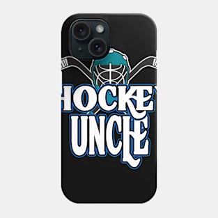 Hockey Dad Kids Hockey Father League Championship T Shirt - UNCLE Phone Case