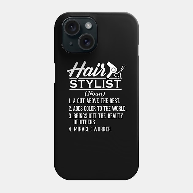 Barber Hairdresser Hairstylist Barbershop Phone Case by Pummli