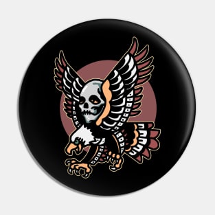 skull eagle tattoo Pin