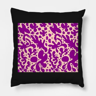 Violet shapes Pillow