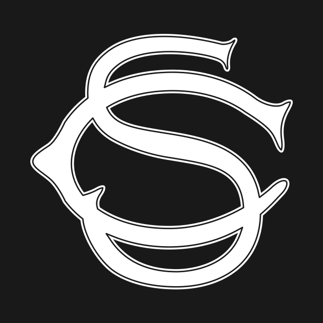 SC Monogram White by Wright Art