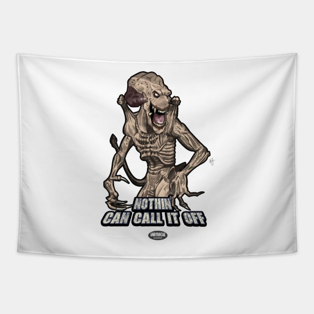 Pumpkinhead Tapestry by AndysocialIndustries