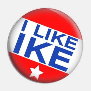 I Like Ike Button Pin