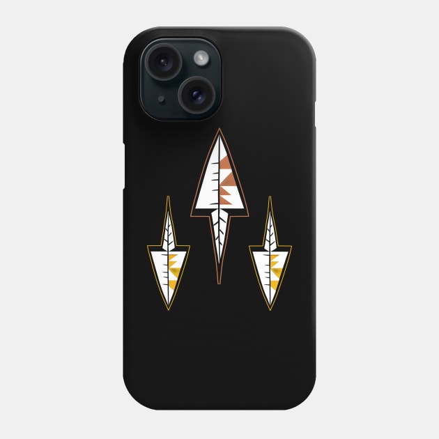 American indian arrowhead Phone Case by GraphGeek